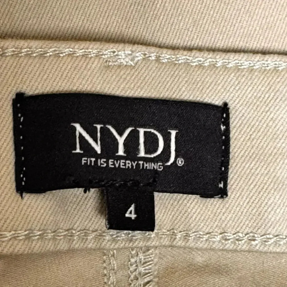 NYDJ Marilyn Straight Cropped LiftxTuck Technology Feather Denim Jeans Women's 4 - Picture 5 of 14